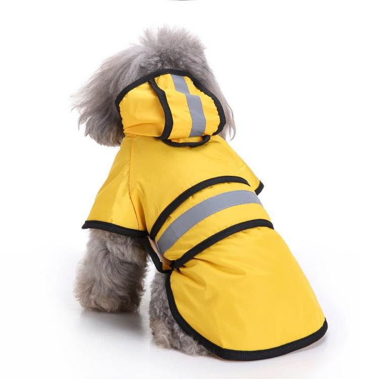 Dog Raincoat Reflective Dog Clothes Small Dog Bibi Teddy Four Seasons Universal Raincoat Pet Supplies - V.I.P Digital Presence