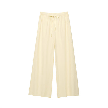 Elegant Solid Color Bubble Sleeve Blouse and Long Pants  Style Fashion Casual Loose Fit - V.I.P Digital Presence