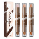 Double-ended Highlighter Nose Shadow Glitter Foundation Concealer Pen Long Lasting Dark Circles Corrector Contour Stick Makeup - V.I.P Digital Presence