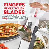 Safe Slice Mandoline for Vegetables, Meal Prep & More with 30+ Presets & Thickness Adjuster - V.I.P Digital Presence