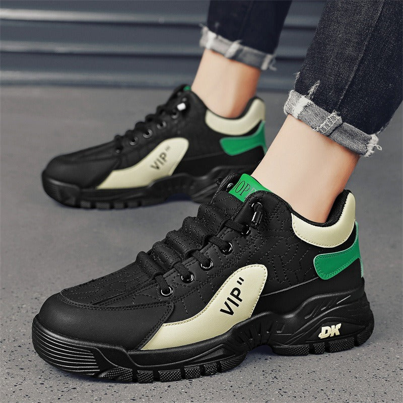 Autumn New Martin Shoes Men's Casual Sports Korean Edition High Top Thick Sole Men's Shoes Trendy British Style Workwear Shoes - V.I.P Digital Presence