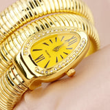 Snake shaped watch Women's fashion bracelet watch Creative quartz watch Personalized bracelet watch - V.I.P Digital Presence