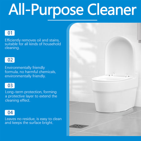 Multi-Functional Cleaner Bathroom Kitchen Multi-Surface Decontamination Cleaning Deodorant Removal Household Cleaner - V.I.P Digital Presence