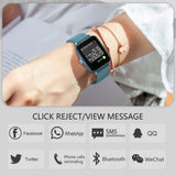 Reloj inteligente P8 Plus de 1,69 pulgadas para hombre y mujer, con pantalla táctil completa, rastreador de actividad física, resistente al agua IP67, GTS 2, compatible con teléfonos Xiaomi. 