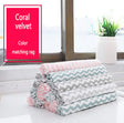 Double Sided Cationic Color Water Absorbent Wavy Stripe Oil Free Dishwashing Cloth Water Absorbent Dishwashing Cloth - V.I.P Digital Presence