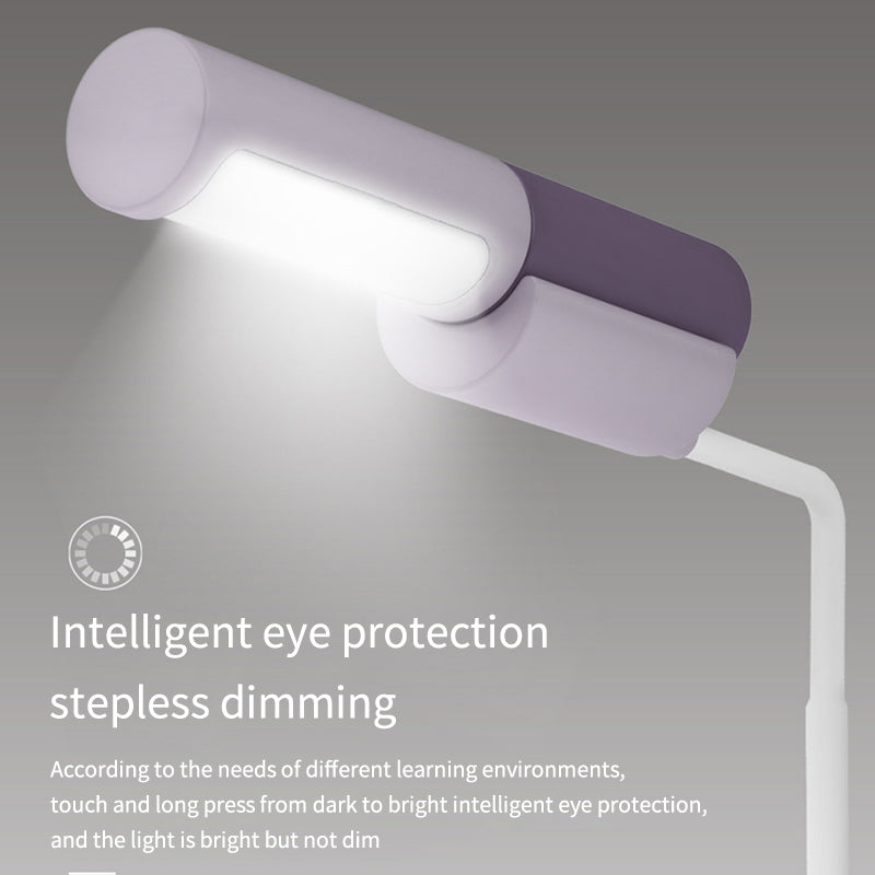 New LED Simple Eye Protection Desk Lamp USB Rechargeable Infinitely Variable Light Student Reading Desktop Small Desk Lamp - V.I.P Digital Presence
