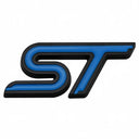 3D metal car stickers, ST badges, badges, decals, Ford Focus 2, 3, Mondeo, FI.C. Kuga, Mk1, Mk2, Mk3, Mk7 front grille decoratio - V.I.P Digital Presence