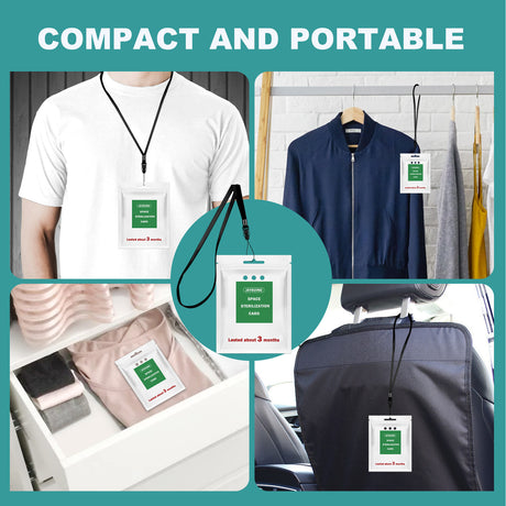 Space Purification Card Lanyard Easy To Carry Portable Space Air Purification Protection Card Stickers - V.I.P Digital Presence