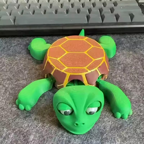 3D - printed Panicked Turtle Coaster: Insulated, for stress relief, doubles as mug base decor - V.I.P Digital Presence
