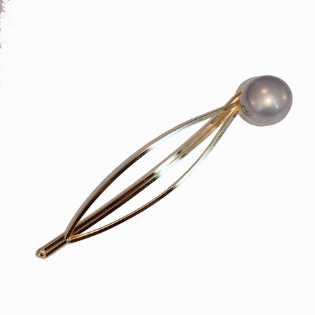 4PCS Korea Fashion Metal Hairpins Imitiation Pearl Colorful Beads Hair Clips for Women Irregular Geometric Hair Accessories - V.I.P Digital Presence
