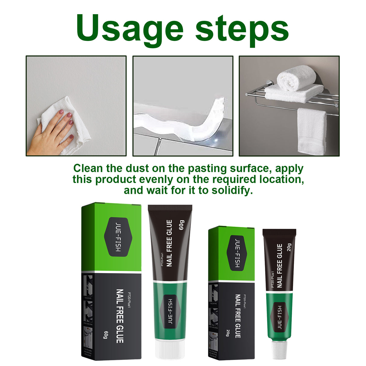 Nail Free Adhesive, Strong Adhesion Fast Drying Metal Plastic Adhesive Glass Adhesive Fast Drying Multi-Functional Adhesive - V.I.P Digital Presence