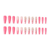 Wear The Same Type Of INS Shell Glitter Powder Spot Drill Nail Patch And Long Ballet Nail - V.I.P Digital Presence
