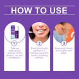 Purple Toothpaste Gently Cleans Odors, Dirt And Brightening Teeth Daily Hygiene Care Toothpaste - V.I.P Digital Presence
