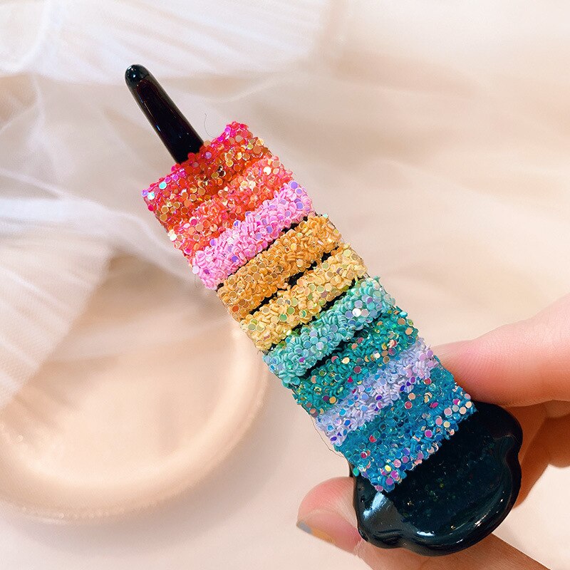 New Colorful Rainbow Hair Claws For Women Girls Hair Holder Clip Sweet Headband Hair Style Make Hairpin Fashion Hair Accessories - V.I.P Digital Presence