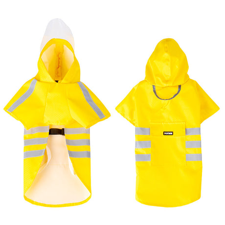 Large Dog Raincoat - Poncho Style Reflective Strip Pet Raincoat Windproof Waterproof Dog Hooded Raincoat - V.I.P Digital Presence