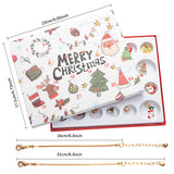 DIY creative children's bracelet jewelry 24-grid calendar Christmas holiday surprise blind box silver set - V.I.P Digital Presence