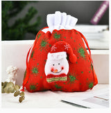 Christmas tote bag gift apple bag Christmas decoration 3D gift bag printed gift bag - V.I.P Digital Presence