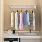 foldable retractable wall clothesline, 30kg, alu, 80/100cm, 5 bars, for bath/balcony. - V.I.P Digital Presence