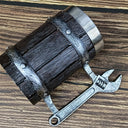 Wooden barrel beer cup personalized bamboo barrel mug large capacity bar cup - V.I.P Digital Presence
