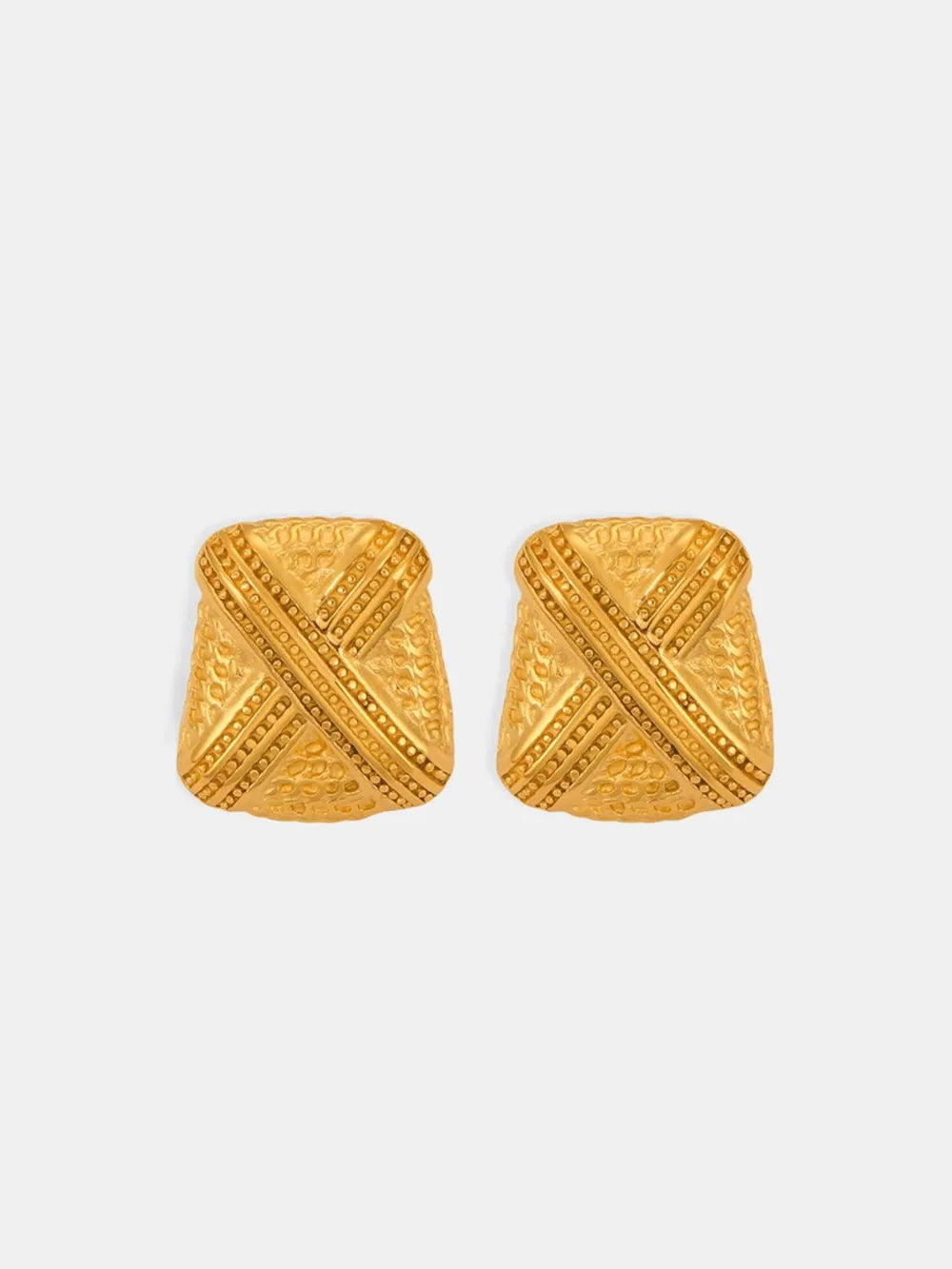 Titanium Steel Geometric Shape Earrings - V.I.P Digital Presence