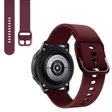 Suitable for Samsung Galaxy Watch Active2 Solid Color Silicone Strap 20/22mm Universal Strap - V.I.P Digital Presence