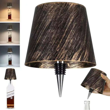 LED Creative Wine Bottle Light for Bar: Movable, Rechargeable, RGB Dimmable Decorative Bottle Lamp - V.I.P Digital Presence