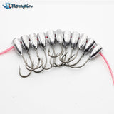 Rompin 10pcs/bag overturned hook lead fishing hooks - V.I.P Digital Presence