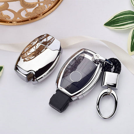 Hight quality PC+TPU key case cover Key case protective shell holder for Mercedes benz A B R G Class GLK GLA w204 W251 W463 W176 - V.I.P Digital Presence