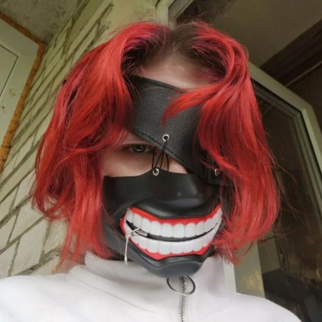 Anime Tokyo Ghoul Kaneki Ken Cosplay Costumes Mask Halloween Party Masks - V.I.P Digital Presence