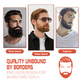 Beard Bushy Roller, Strong Root Moistens Soft Light For Men Nourishing Bushy Growing Beard Comb - V.I.P Digital Presence