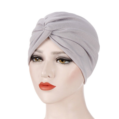 New elastic fabric with crossed candy colored twisted hat and candy colored base on the forehead - V.I.P Digital Presence
