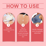 Aceite esencial herbal para el pecho, hidratante, reafirmante y para masaje de pecho para mujeres. Aceite esencial para el cuidado del pecho y el volumen.