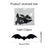 Halloween 3D Butterfly Bat Home Decor Wall Sticker 12 Pack Butterfly Sticker Wall Sticker - V.I.P Digital Presence