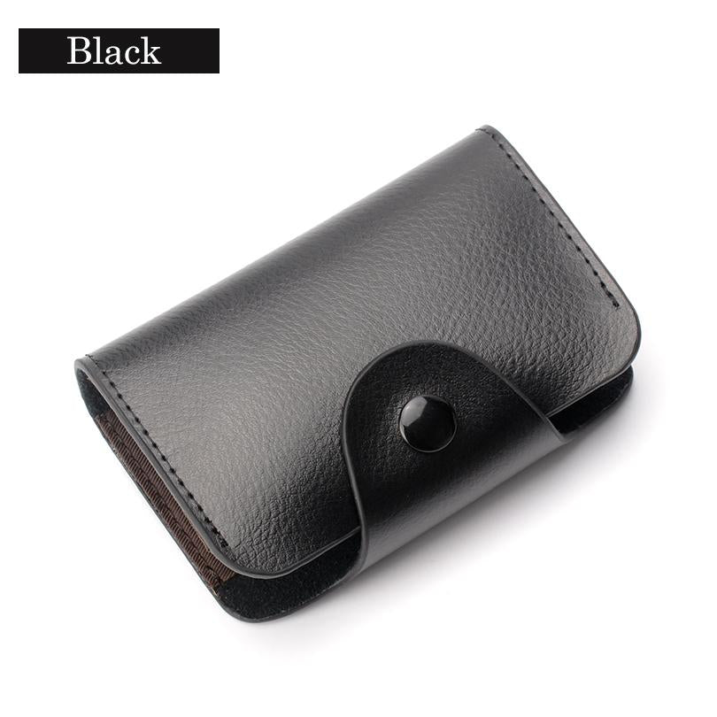 Genuine Leather Card Wallet for Men and Women Cowhide Business Card Holder Credit Card Purse - V.I.P Digital Presence