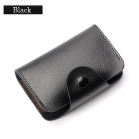 Genuine Leather Card Wallet for Men and Women Cowhide Business Card Holder Credit Card Purse - V.I.P Digital Presence