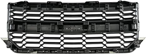 Front Bumper Upper Grille Grill Compatible with Chevrolet Silverado 1500 2016-2018 (Black) - V.I.P Digital Presence
