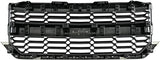 Front Bumper Upper Grille Grill Compatible with Chevrolet Silverado 1500 2016-2018 (Black) - V.I.P Digital Presence