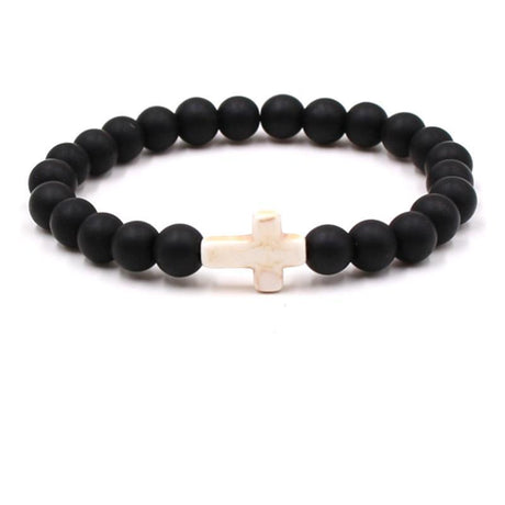 Fashion bead jewelry cross bracelet - V.I.P Digital Presence