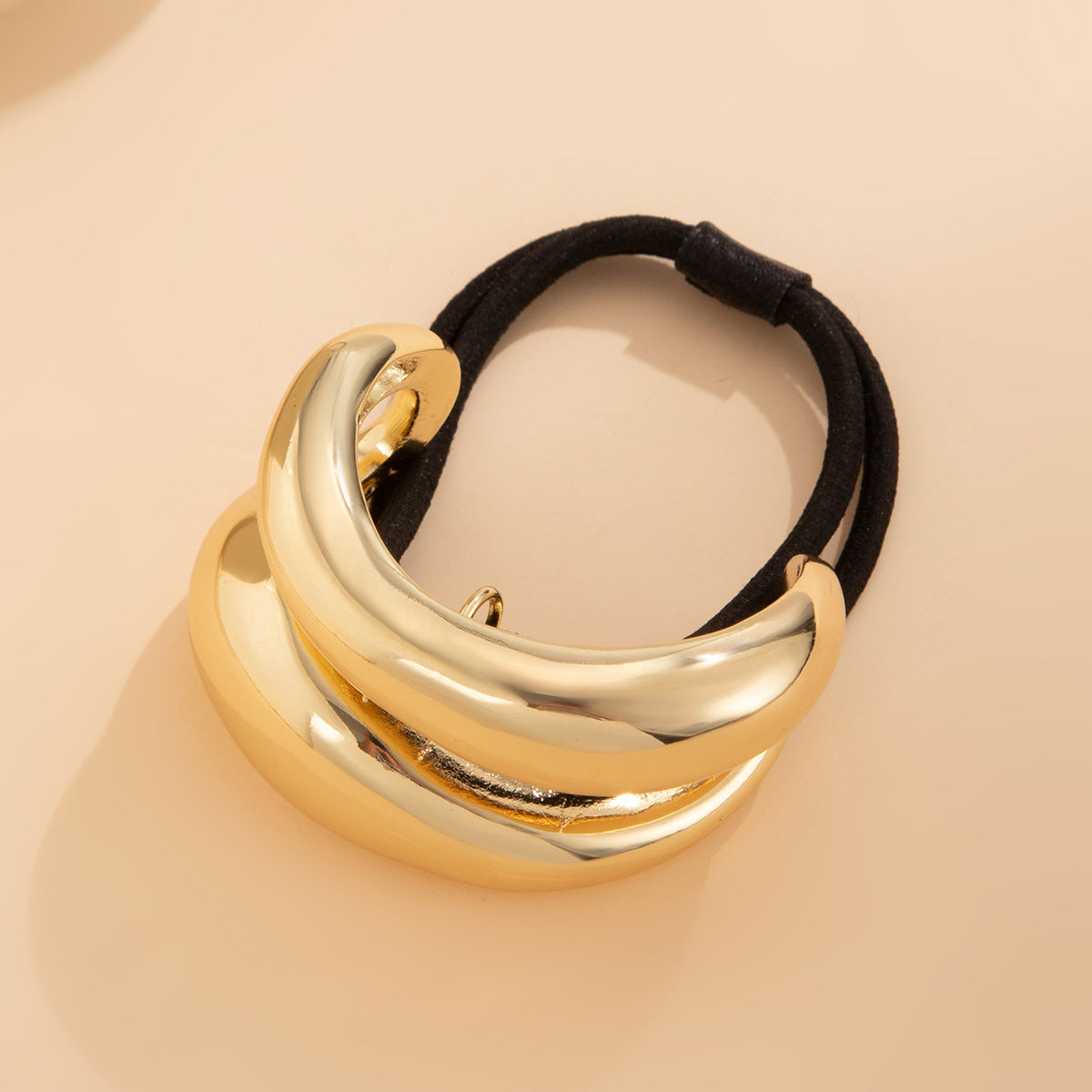 Retro double-layer curved elastic hair accessory Hairpin irregular temperament hair - V.I.P Digital Presence