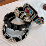 Golden Velvet Super Flash Set Colored Water Diamond Sponge Head Hoop - V.I.P Digital Presence