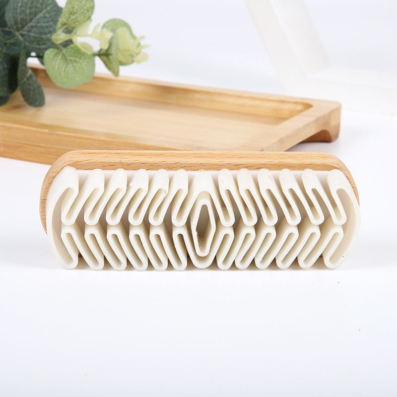 Suede Shoes Wooden Handle Raw Rubber Brush Cleaning Brush Suede Shoe Brush Cleaning Stain Removal TPR Brush - V.I.P Digital Presence