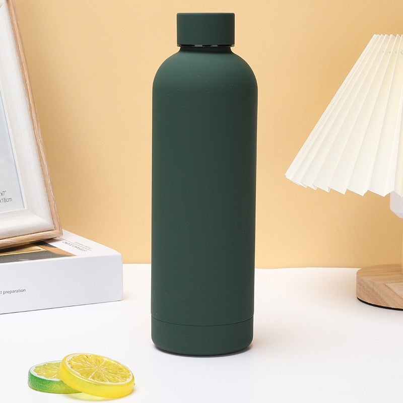 350/500/750ML Double-Wall Stainless Steel Leak-proof Thermal Vacuum Flask Insulated Water Bottle Sports Coffee Straight Body - V.I.P Digital Presence
