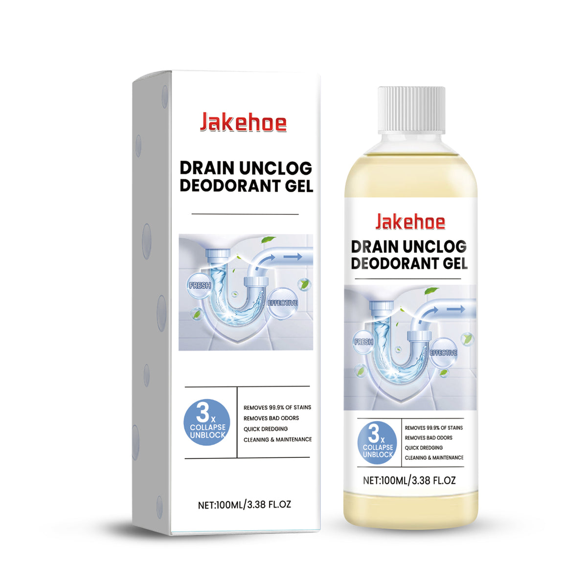 Pipe Unclog Deodorant Gel, Drain Pipe Unclog Deodorant Kitchen Toilet Pipe Cleaner - V.I.P Digital Presence