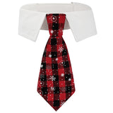 New British style handsome Christmas dog collar Christmas pet tie - V.I.P Digital Presence