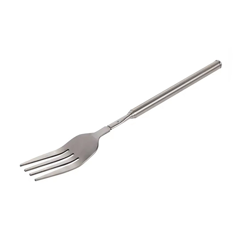 Stainless Steel Telescopic Long-Handle Fork for Barbecue, Dinner, Fruits and Desserts - V.I.P Digital Presence