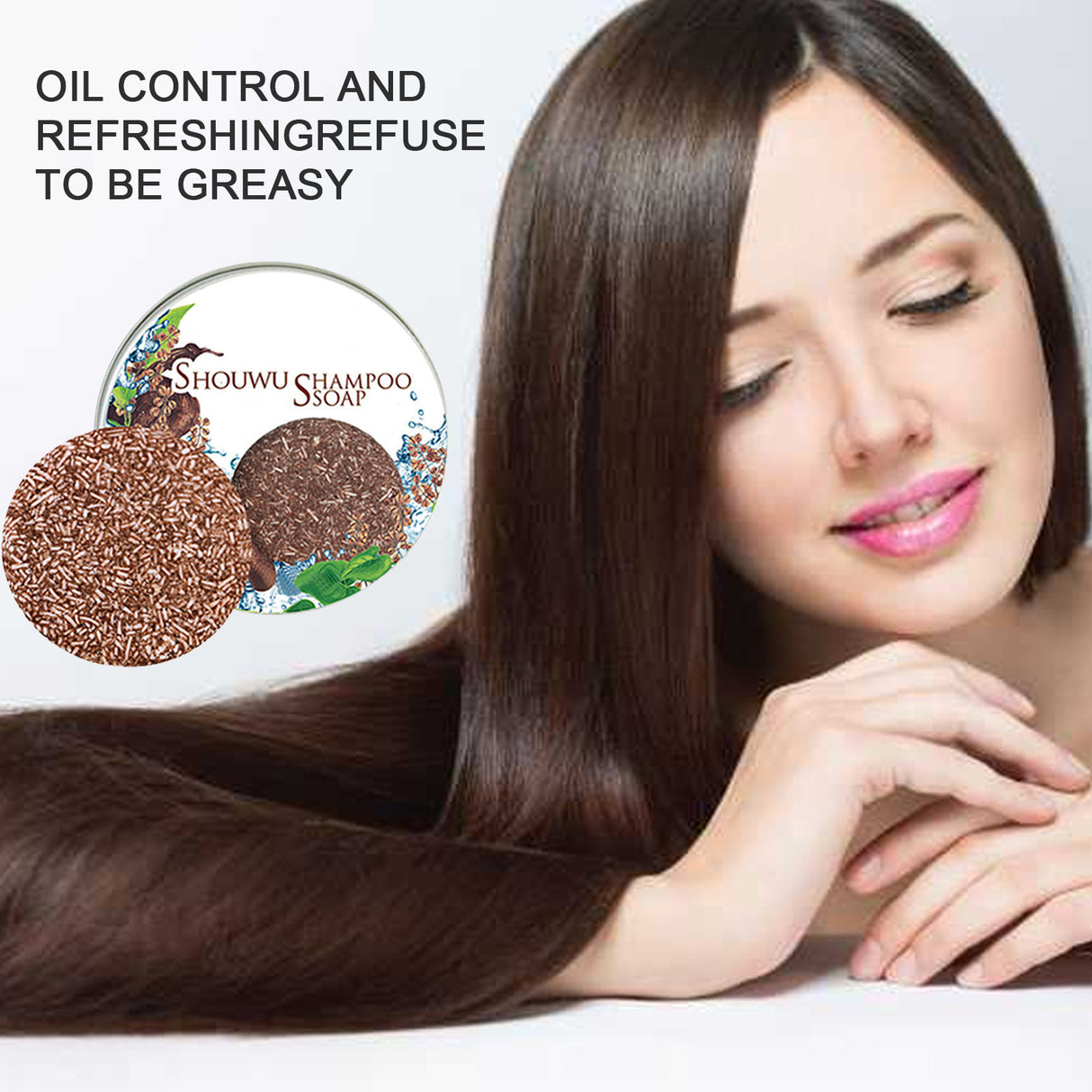 Polygonum Multiflorum Shampoo Cake, Nourishing Root Essential Oil Shampoo Black Soothing Vegetable Shampoo - V.I.P Digital Presence