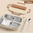 Microwave-heatable 304 stainless steel compartment sealed insulation lunch box lunch box - V.I.P Digital Presence