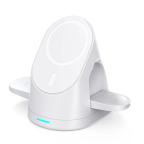 Magnetic wireless charger vertical three in one wireless charging stand suitable for Apple phones headphones and watcheser - V.I.P Digital Presence