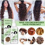 Curly Hair Elastin, Moisturizing Curly Hair Styling Fluffy Elastic Strong Hair Smoothing Frizz And Hair Care - V.I.P Digital Presence