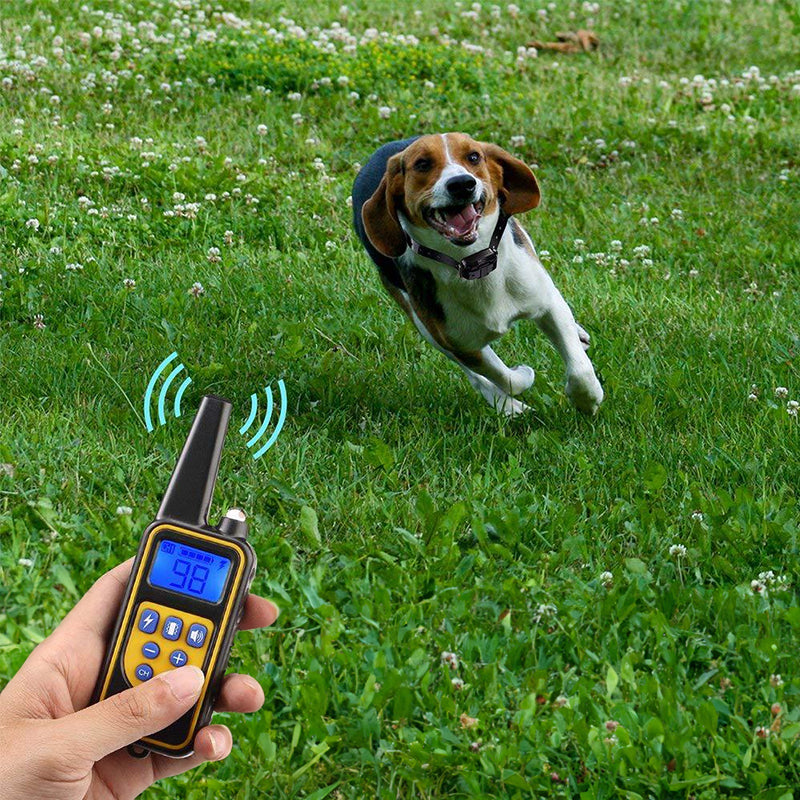 Dog training supplies - bark control device. The collar features electric shock and vibration for training. - V.I.P Digital Presence